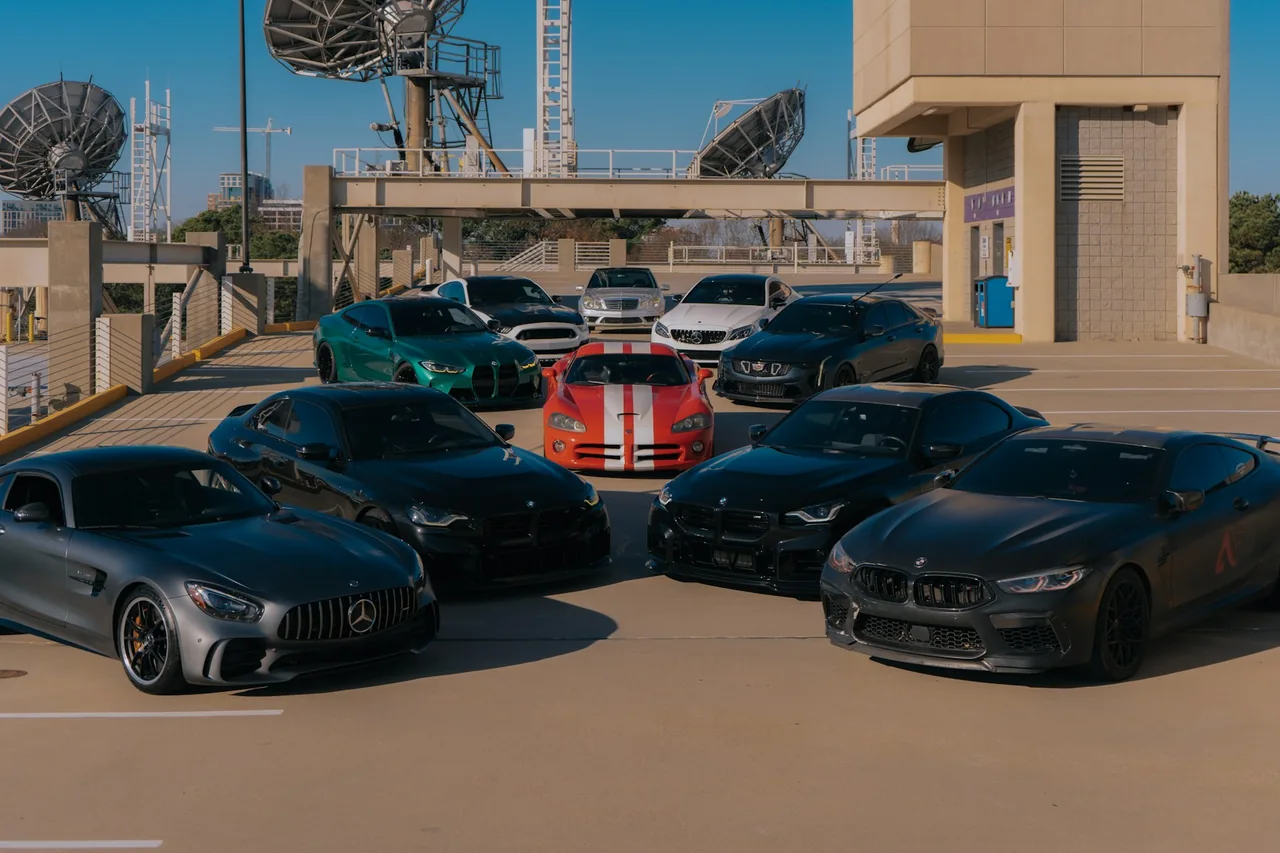 A collection of cars parked together in Atlanta, Georgia